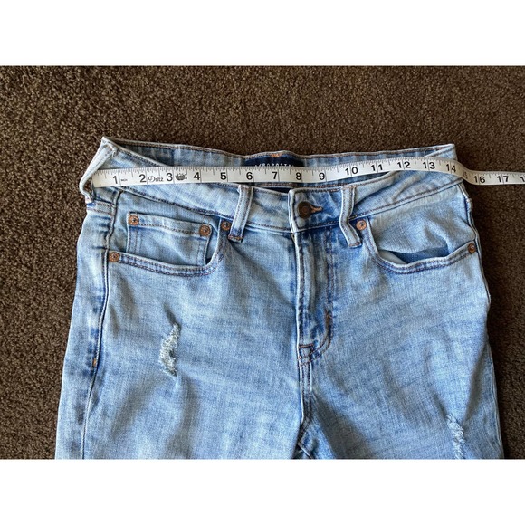 Aeropostale Lightwash Distressed Skinny Jeans Sz 30/32 - Picture 4 of 8